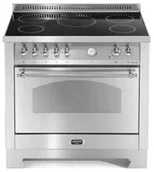 Kuchenki elektryczne - Kuchnia z płytą indukcyjną LOFRA DOLCEVITA 90 ACCIAIO SATINATO RSG96MFT/5i/Chrome - miniaturka - grafika 1