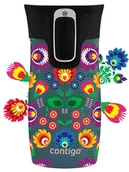 Kubki termiczne - Kubek termiczny Contigo West Loop Mini 300ml - Folklor  -Niebieski Metalik - miniaturka - grafika 1