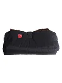 Akcesoria do wózków - Kaiser Naturfellprodukte Ogrzewacz wełniany "Biggy" w kolorze czarnym do rąk - 42 x 22 cm - miniaturka - grafika 1