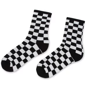 Vans Skarpety Wysokie Damskie Checkerboard Crew VN0A3H3NHU0 r.38,5/42 Black/White - Skarpetki damskie - miniaturka - grafika 1