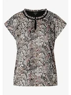 Koszulki i topy damskie - More & More Koszulka w kolorze szaro-czarnym - miniaturka - grafika 1