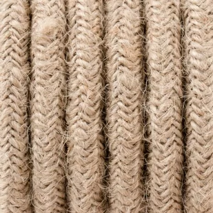 Ciemnobeżowy kabel w oplocie jutowym naturalnym J02 dwużyłowy 2x0.75 Kolorowe Kable - Przewody elektryczne Ciemnobeżowy kabel w oplocie jutowym naturalnym J02 dwużyłowy 2x0.75 Kolorowe Kable - Przewody elektryczne - miniaturka - grafika 1