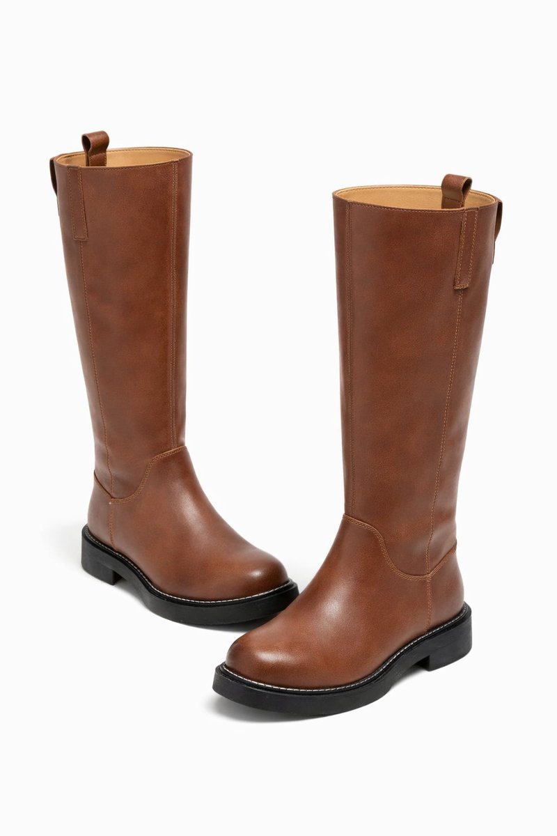 STEVE MADDEN KOZAKI KLASYCZNE SKÓRA NATURALNA BRĄZOWE 37 1I3A