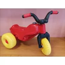 Motor czerwony trójkołowy jeździk Margos jeździdełko pojazd - Jeździki dla dzieci - miniaturka - grafika 1