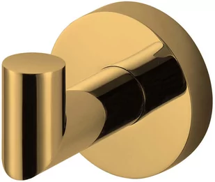 Wieszak łazienkowy na ręcznik haczyk pojedynczy ścienny złoty STELLA Classic 07.310-G - Wieszaki łazienkowe - miniaturka - grafika 1