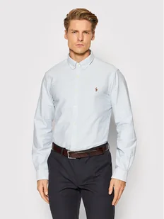Polo Ralph Lauren Koszula Core Replen 710549084 Niebieski Slim Fit - Koszule męskie - miniaturka - grafika 1