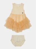 Sukienki i spódniczki dla dziewczynek - Guess Sukienka codzienna A4RK03 KC3F0 Beżowy Regular Fit - miniaturka - grafika 1