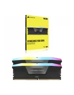 Pamięci RAM - Corsair DDR5 32GB - 7000 - CL - 34 - Double-Kit - DIMM, CMH32GX5M2X7000C34, Vengeance RGB, XM, Kolor: CZARNY - miniaturka - grafika 1