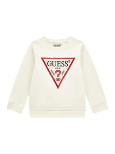 Guess Kids Sweter 166535 Beżowy Classic Fit - Swetry dla chłopców - miniaturka - grafika 1