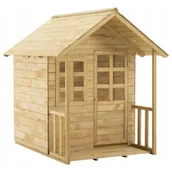 Place zabaw - TP Toys Lawendowy Domek Ogrodowy Z Werandą Dla Dzieci Drewniany Na Ogród Modułowy - miniaturka - grafika 1