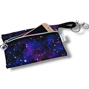 Etui na klucze etui na telefon saszetka portfelik galaktyka kosmos - Etui na klucze - miniaturka - grafika 1