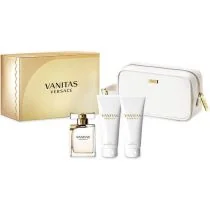 Versace Vanitas zestaw woda perfumowana spray 100ml + balsam do ciała 100ml + żel pod prysznic 100ml + kosmetyczka - Kosmetyki do kąpieli - miniaturka - grafika 2
