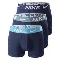 Majtki męskie - Męskie Bokserki NIKE TRUNK 3PK 0000KE1156U9V – Czarny - miniaturka - grafika 1