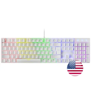 Mars Gaming MK422 klawiatura USB QWERTY US English Biały MK422WRUS MK422WRUS - Klawiatury - miniaturka - grafika 1