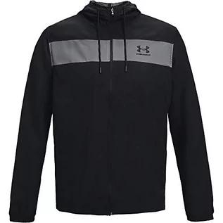 Koszulki i topy damskie - Under Armour Men's Sportstyle Windbreaker Warmup Tops, czarny, 3XL 1361621-001-3X-Large - grafika 1