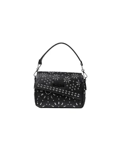 Desigual, BAG_METAL DANDELION_PHUKE Damskie, Czarny (Black) - Torebki damskie - miniaturka - grafika 1
