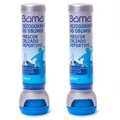 Środki do obuwia i ubrań - Odświeżacz, dezodorant do butów Bama Trainer Fresh - Zestaw 2 x 100 ml - miniaturka - grafika 1