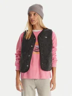 Kamizelki damskie - Roxy Bezrękawnik Iconic Twon Vest ERJPF03235 Szary Regular Fit - miniaturka - grafika 1