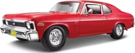 Kolekcjonerskie modele pojazdów - MAISTO, chevrolet nova ss coupe 1970 czerwony 1/18 - miniaturka - grafika 1