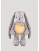 Maskotki i pluszaki - Zabawka szumiąca Królik z lampką i czujnikiem snu Szary Mechanizm 5w1 - miniaturka - grafika 1