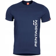 Koszulki męskie - Koszulka Męska Sportowa T-shirt Pentagon Vertical Midnight Blue XL - miniaturka - grafika 1