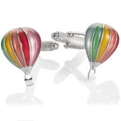 Spinki do mankietów i krawatów - Spinki do mankietów Balon KC-1158 Onyx Art London - miniaturka - grafika 1