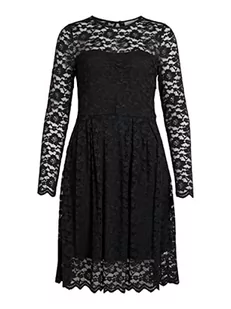 Vila Vikalila L/S Lace Noos sukienka damska, czarna, XS, czarny, XS - Sukienki - miniaturka - grafika 1
