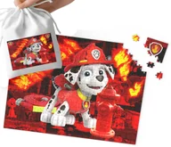Puzzle - PUZZLE PSI PATROL Marshall WZORY Z BAJEK I GIER DLA DZIECI 35el + WORECZEK - miniaturka - grafika 1