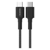 Kable USB - Somostel USB-C - USB-C 18W PD 3.6A 1m czarny - miniaturka - grafika 1