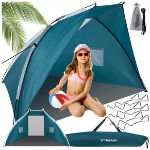 Namiot Plażowy Turystyczny, Parawan 220x 120x 120 cm - Namioty - miniaturka - grafika 1