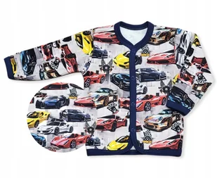 KAFTAN kaftanik 104 KOSZULKA bluzka rozpinana dziecięca w AUTA - Kaftaniki dla niemowląt - miniaturka - grafika 1