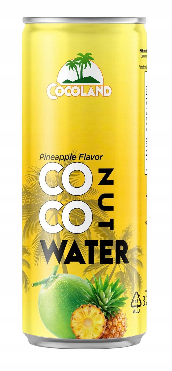 Cocoland woda kokosowa z sokiem ananasowym 320ml