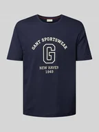 Koszulki męskie - T-shirt z nadrukiem z logo - miniaturka - grafika 1