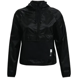 Damska kurtka Under Armour  Run Anywhere Anorak-BLK M - Kurtki i kamizelki sportowe damskie - miniaturka - grafika 1