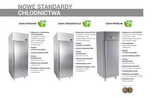 DORA METAL Szafa mroźnicza podwójna DM-92608 STANDARD 1447-uniw - Szafy i witryny chłodnicze - miniaturka - grafika 1
