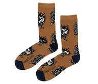 Skarpetki męskie - Stinky`s Getaway męskie skarpety Moomin Socks skarpety męskie, brązowy, granatowy, 40-45 EU - miniaturka - grafika 1