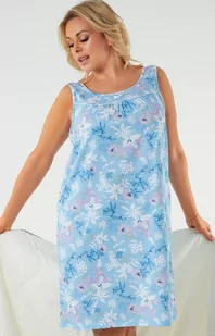 Damska koszula nocna na ramiączkach Kaweri, Kolor niebieski-wzór, Rozmiar M, Italian Fashion - Primodo.com - Piżamy damskie - miniaturka - grafika 1