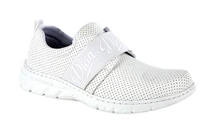 DIAN Dian Sneakersy robocze  ultralekkie, antybakteryjne, antypoślizgowe trenażer bezpieczeństwa, idealne dla szpitalów, pracowników zdrowotnych, kuchni i sprzątania, Siena Perforado, białe SIENA - Skarpetki dla dzieci - miniaturka - grafika 1