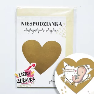 Kartka zdrapka Niespodzianka jestem w Ciąży - Moda i Uroda OUTLET - miniaturka - grafika 1