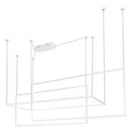 Lampy sufitowe - Maxlight Lampa wisząca żyrandol Geometric P0272 oprawa wisząca nowoczesna biała P0272 - miniaturka - grafika 1