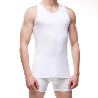 Koszulki męskie - KOSZULKA CORNETTE AU-213 (kolor biały, rozmiar XL) - grafika 1
