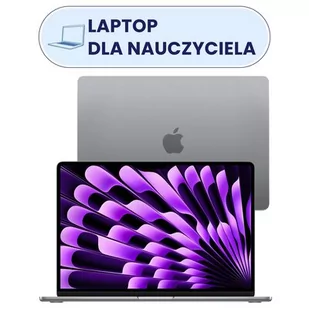 Laptop APPLE MacBook Air 2024 15.3" M3 8GB RAM 512GB SSD macOS Gwiezdna szarość - Laptopy - miniaturka - grafika 1