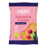 Zdrowa żywność - Smoothie Cookie - Ciastko owsiane z nadzieniem z malin i jeżyn 50 g, Frank&Oli - miniaturka - grafika 1