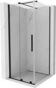 Kabiny prysznicowe - Mexen Velar kabina prysznicowa rozsuwana 110x110 cm, transparent, czarna - 871-110-110-01-70 - miniaturka - grafika 1