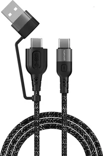 Kabel USB 4smarts USB-C - 1.5 m Czarny 4S468626 - Kable USB - miniaturka - grafika 1