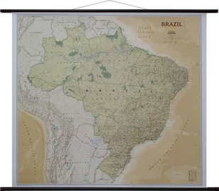 Brazylia Executive mapa ścienna polityczna 1:5 000 000 National Geographic - Atlasy i mapy - miniaturka - grafika 1