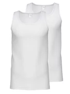 Koszulki męskie - CALIDA Męska koszulka sportowa Natural Benefit Sportowa Tank Top, biały, 52-54 - miniaturka - grafika 1