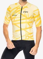 Koszulki rowerowe - Koszulka kolarska Northwave Blade 2 Jersey Short Sleeve - yellow - miniaturka - grafika 1