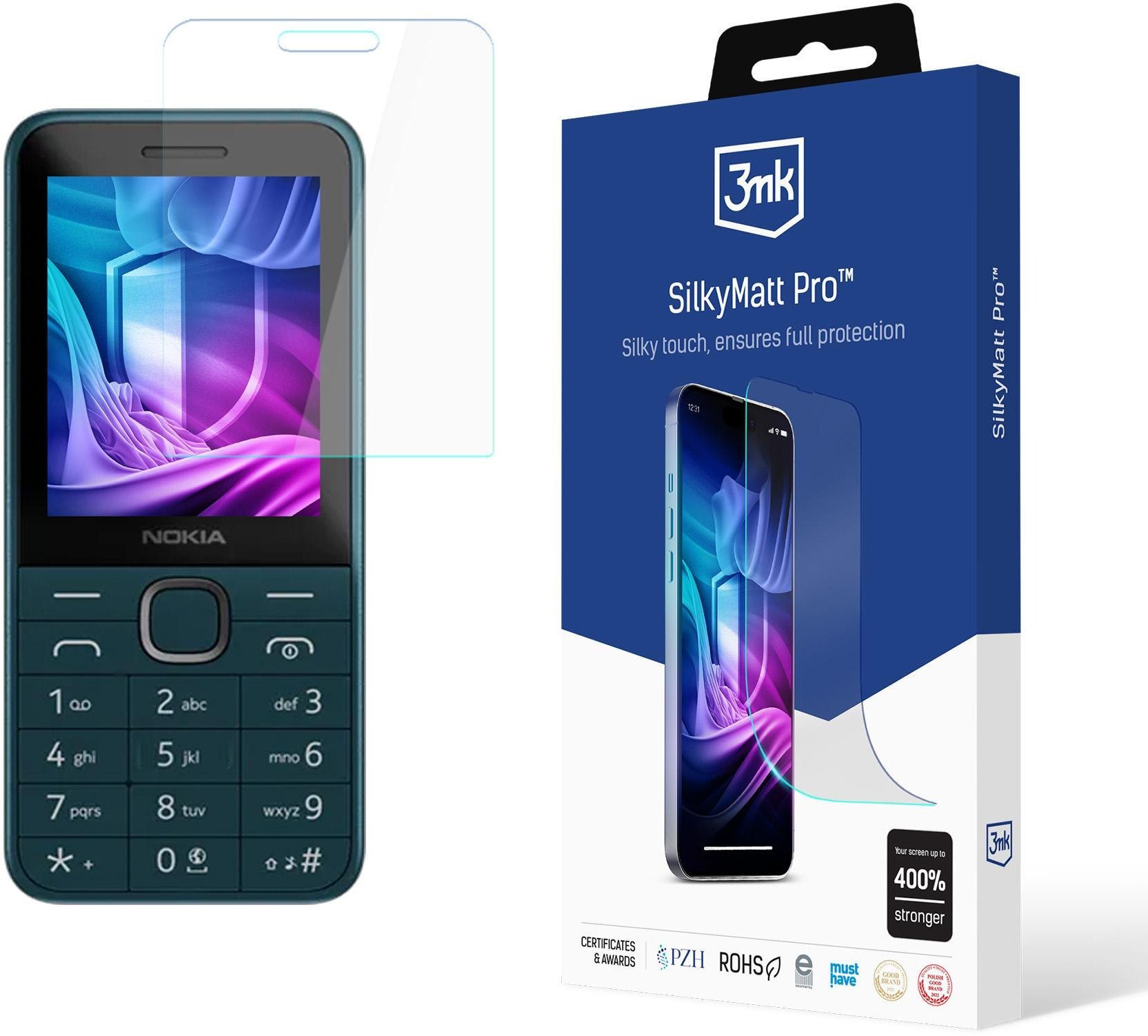 NOKIA 225 4G 2024 - 3MK SILKY MATT PRO