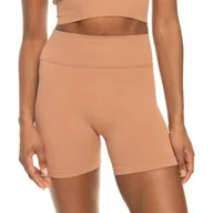 Spodenki damskie - Spodenki damskie Roxy Chill Out Seamless Biker kolarki brązowe-XS/S - miniaturka - grafika 1
